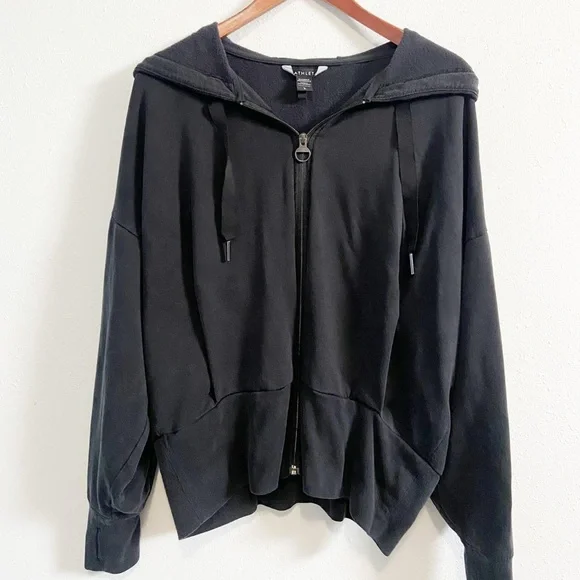 ATHLETA Plus Balance Black Zipped
Jacket Hoodie Sweatshirt - Picture 5 of 8